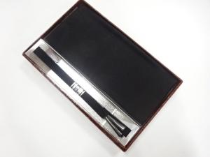 未使用品　正絹　喪服用　手組帯締め・帯揚げセット